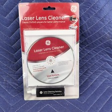 GE Laser Lens Cleaner for CD/DVD players NEW