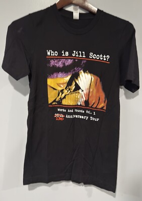 Who Is Jill Scott Anniversary Tour Shirt Small Double Sided | eBay