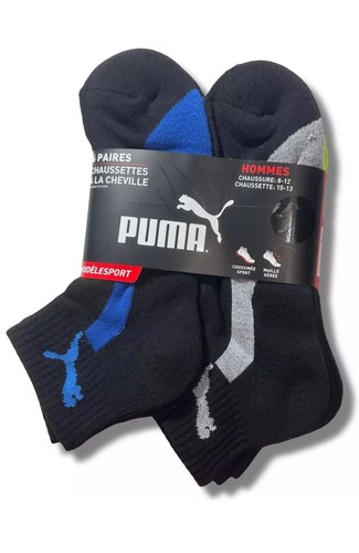 PUMA SOCKS MEN'S - QUARTER CREW - SIZE 10-13 - PACK 6 - Picture 6 of 56