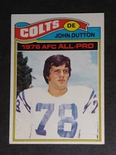 1977 Topps AFC All-Pro John Dutton #410 Colts EX/MT+