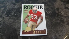 1995 SCORE #144 J.J. STOKES ROOKIE  FOOTBALL CARD