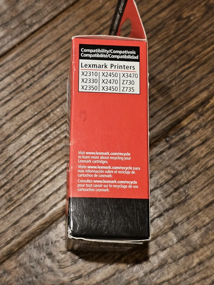 Genuine Lexmark #1 Color 18C0781 Ink Cartridge - Sealed Expired - Image 3 of 4