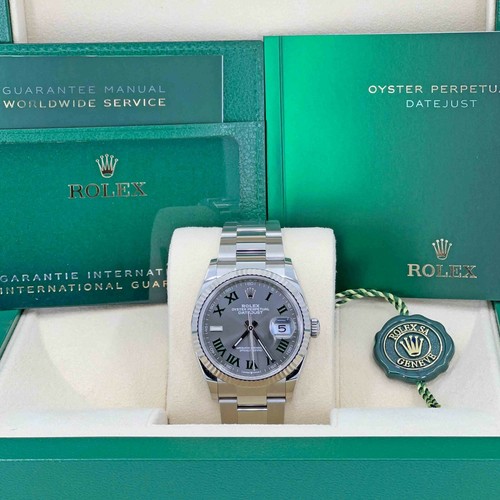 Rolex Datejust, 36mm, Green Slate Roman 