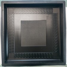 Gie&szlig;form f&uuml;r Terrassenplatten mit Randverzierung  40x40x5 cm, Betonform