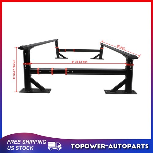 Adjustable Ladder Rack Truck Bed Universal Luggage Cargo Carrier Pickup - Picture 10 of 11