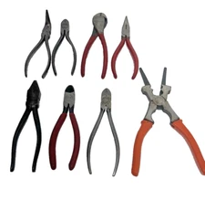 LOT 8 Pc Proto Challenger Kreauter Westcraft  Crescent Cutting Pliers Hand Tools
