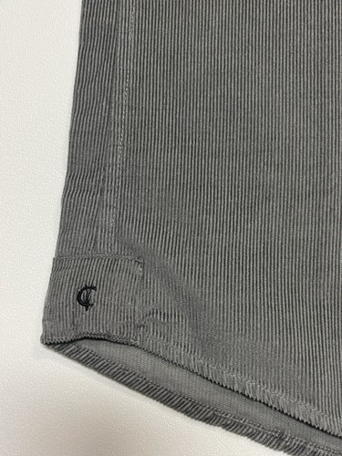 Criquet Pearl Snap Shirt Mens Size Small Grey Corduroy Long Sleeve Western - Picture 4 of 10