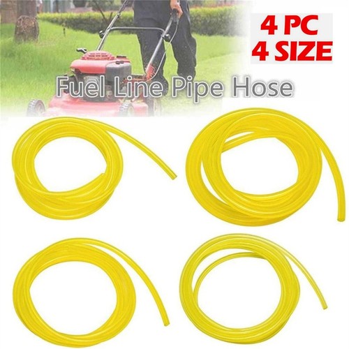 4Pcs Petrol Fuel Gas Pipe Line Hose For Strimmers Trimmer Chainsaws