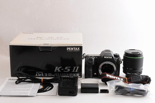 【TOP MINT 8595 Low Shutter】PENTAX K-5 II 16.3MP DSLR Kamera 18-135mm Objektiv... - Bild 2 von 22