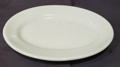 JACKSON CHINA Jackson Vitrified China White Platter Restaurant Ware NOS 9 1/2 Inch