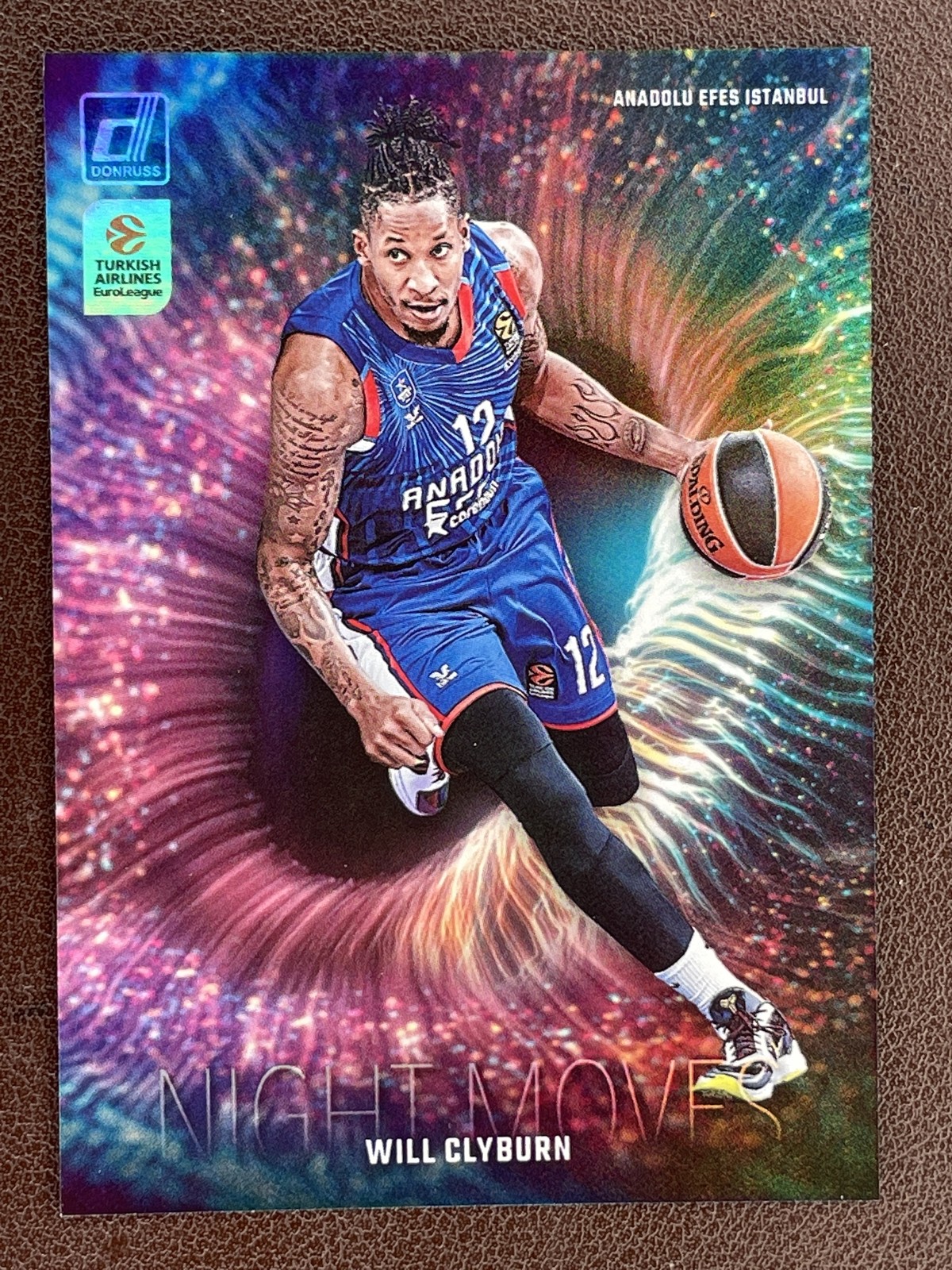 2023-24 Donruss Euroleague Will Clyburn Night Moves SSP Istanbul LK085