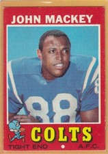 1971 TOPPS FOOTBALL JOHN MACKEY #175 COLTS EX/EX+ *99867