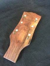 Gibson Style Guitar Figured Black Walnut Headstock Key Holder Hanger Wall Mount