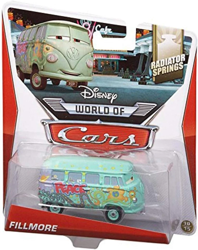 FILLMORE - Cars Disney Pixar - Die Cast 1:55  Originale Mattel BHN64 - 2013 - Immagine 2 di 4
