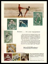 1965 Keepsake Diamond Rings "Choosing Your Engage And Wedding Rings" Print Ad