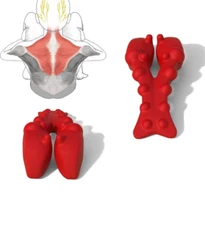 Trapezius Trigger Point Massager, Myofasical Release Neck and Shoulder Pain, Sub