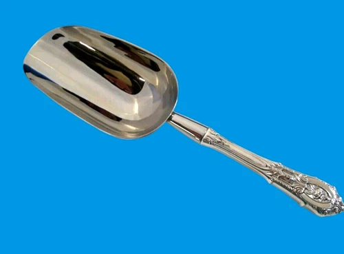 Rose Point by Wallace Sterling Silver Handle  Ice Scoop Custom Made