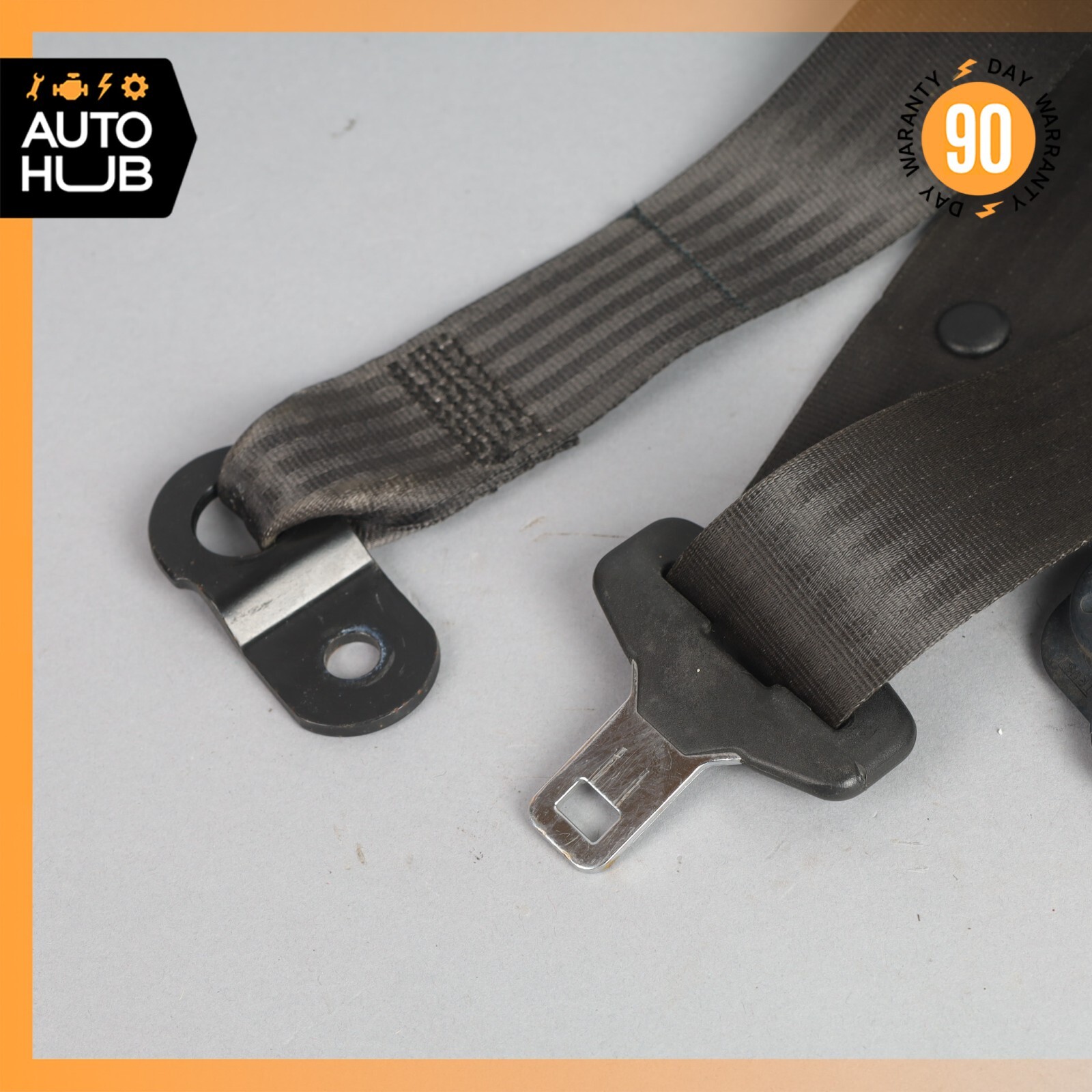 03-08 Maserati Quattroporte M139 Front Right Side Seat Belt Black OEM 51k
