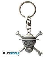 One Piece Gummi Luffy Totenkopf 3D Metall SchlüSselanhäNger Abystyle