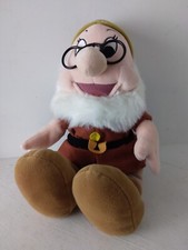Snow White DOC Dwarf Plush 12" Disney Store Doll Seven Dwarves Stuffed Animal
