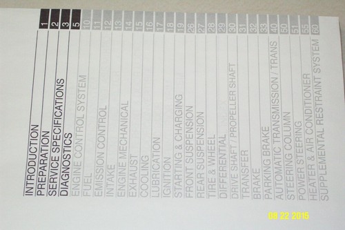 2001 TOYOTA HIGHLANDER Service Shop Repair Manual Set W EWD & TRANS BOOK OEM - Picture 3 of 6