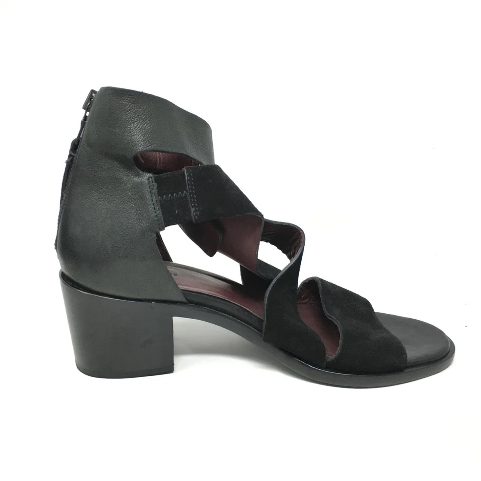 Women's Rag & Bone Gladiator Sandals Shoes Size 37.5 EU/7.5 US Black Leather - Image 4 of 4