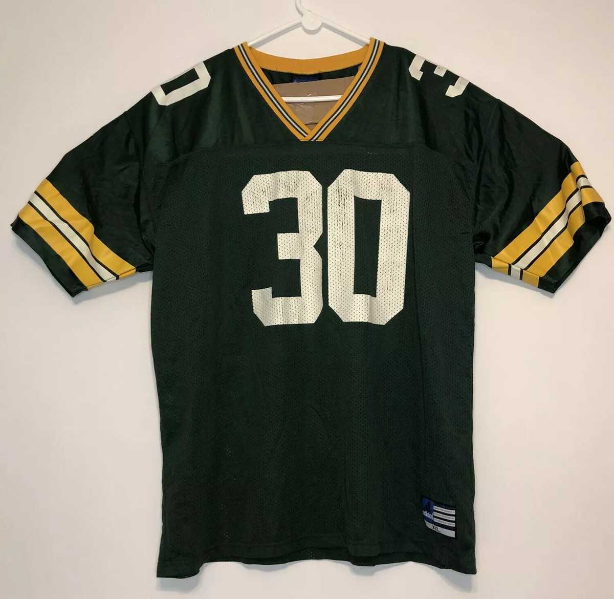 Vintage Adidas Green Bay Packers NFL Football #30 Ahman Green Jersey Mens  Sz XXL
