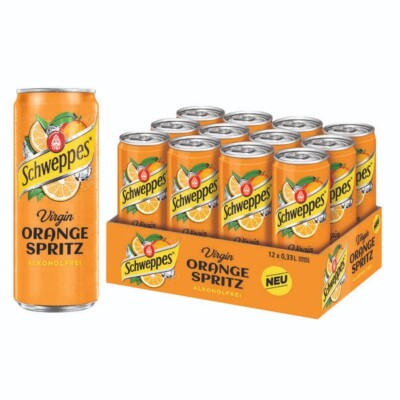 Schweppes Virgin Orange Spritz Alkoholfrei 12x0.33l Ds.Einweg Pfand
