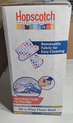 NEW! Hopscotch Lane Sit-n-Play Floor Seat, Infant and Toddler Ages 6+ Months - Picture 3 of 5