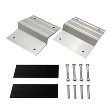 Aluminum Ramp Kit 2 Pack 1400 lb Capacity Non-Skid Surface Utility Ramps