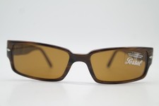 Vintage Sunglasses Persol 2737-S Brown Silver Square