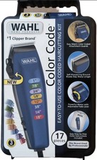 WAHL Color Code Complete Haircutting Kit 17 Piece Clippers FREE SHIPPING Styling