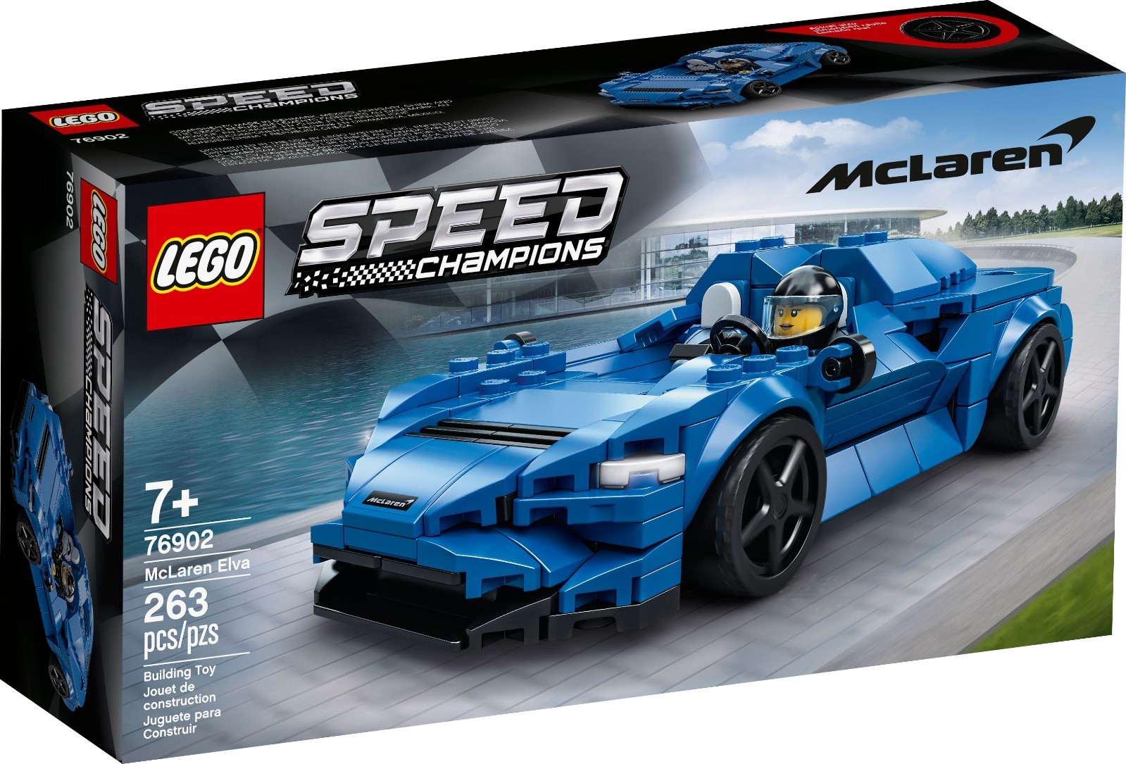 LEGO® 76902 Speed Champions McLaren Elva blau Supersportwagen NEU & OVP DHL
