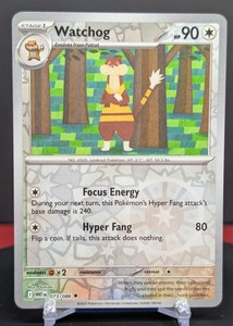 Pokemon Watchog 073/086 Reverse Holo White Flare English