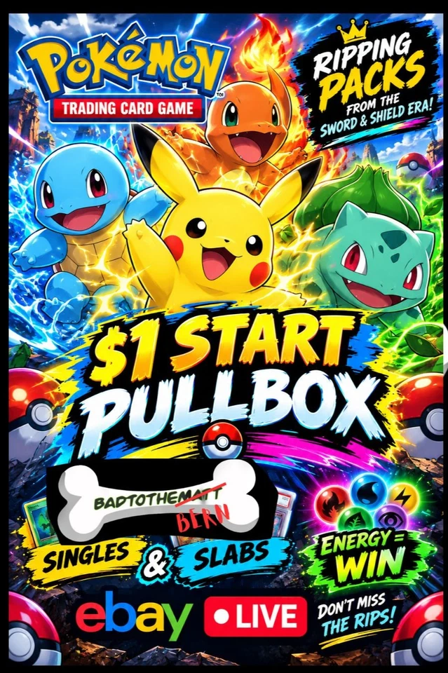 Sunday $1 start PULL BOX & SLABS w/ bern!!