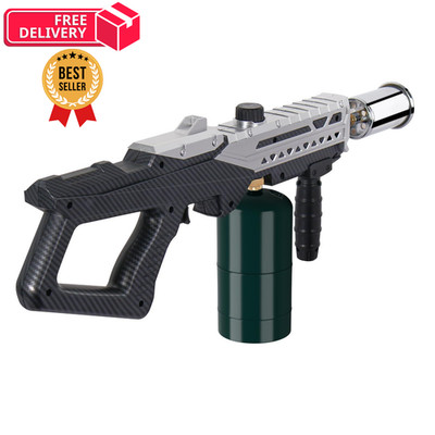 Semlos Propane Torch Gun 3272°F Flamethrower Blow with Piezo Black