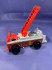 Vintage 1968 Fisher Price Little People Fire Truck Engine 720 Wood Toy 8" 1C