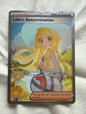 Pokemon TCG Lillie's Determination Holo Card 184/132 Mega Evolution Sir