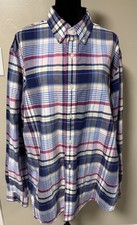 Ralph Lauren Polo Classic Fit Men's Size XL Plaid Long Sleeve Shirt Button Down