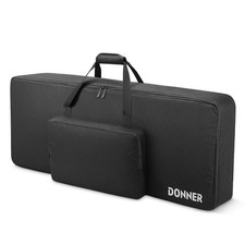 Portable Donner 61Key Keyboard Piano Padded Case Gig Bag Advanced Fabric Black