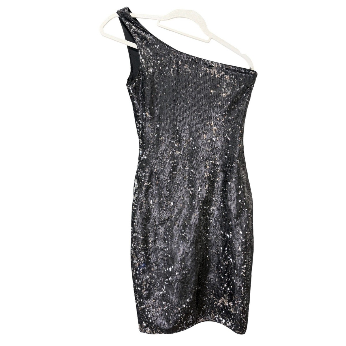 long black dress with flowy sleeves Steve Madden Women's Ember Dress, Black, XS