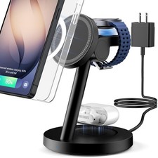 for Samsung 3 in 1 Charging Station, Magnetic Wireless Charger Stand for MagS...