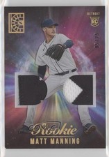 2022 Panini Capstone Rookie Dual Materials Holo Gold 5/25 Matt Manning RC