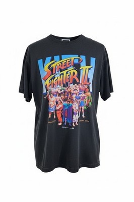 Kith x Capcom Super Street Fighter Vintage T-Shirt Größe Large Brandneu 