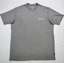 O'Neill Swim/Sun Shirt Rash Guard Mens Size XL Gray 2 Sided Retro Logo Stretch