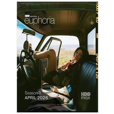 Euphoria Season 3 HBO Max April 2026 Aesthetic Poster