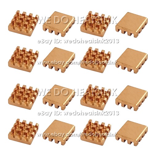 5/10pcs DIY Useful 100% Pure Copper Heatsink Without or With Thermal Tape - Afbeelding 50 van 180