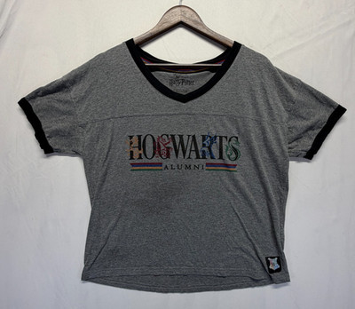 Universal Studios The Wizarding World Of Harry Potter T Shirt Womens XL Gray
