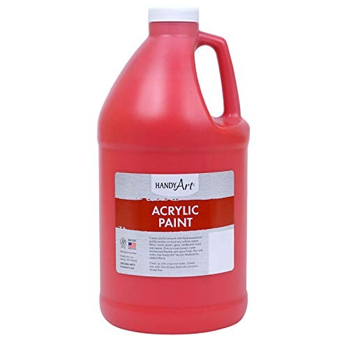 Акриловая краска Handy Art 102-040, 1/2 галлона, Brt Red (han102040)
