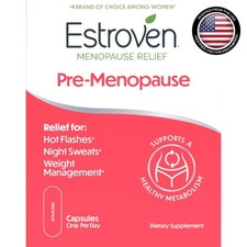 Estroven Pre-Menopause Relief Capsules, 30 ct   Hot Flash  Night Sweat Support